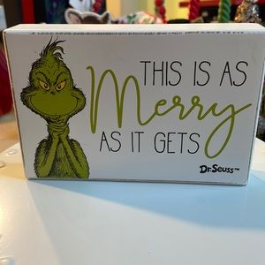 Dr.Seuss This is as Merry as it gets nwt